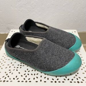 Mahabis Classic Women’s 5.5 Wool Sock Slippers Comfort Utility Rubber